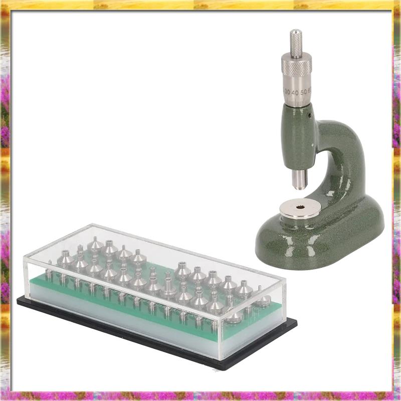 

Aug. Watch Repair Tool Watch Press Set Watch Back Case Closer Watchmaker Jewelling Tool Aluminum Alloy Green With 48Pcs Dies