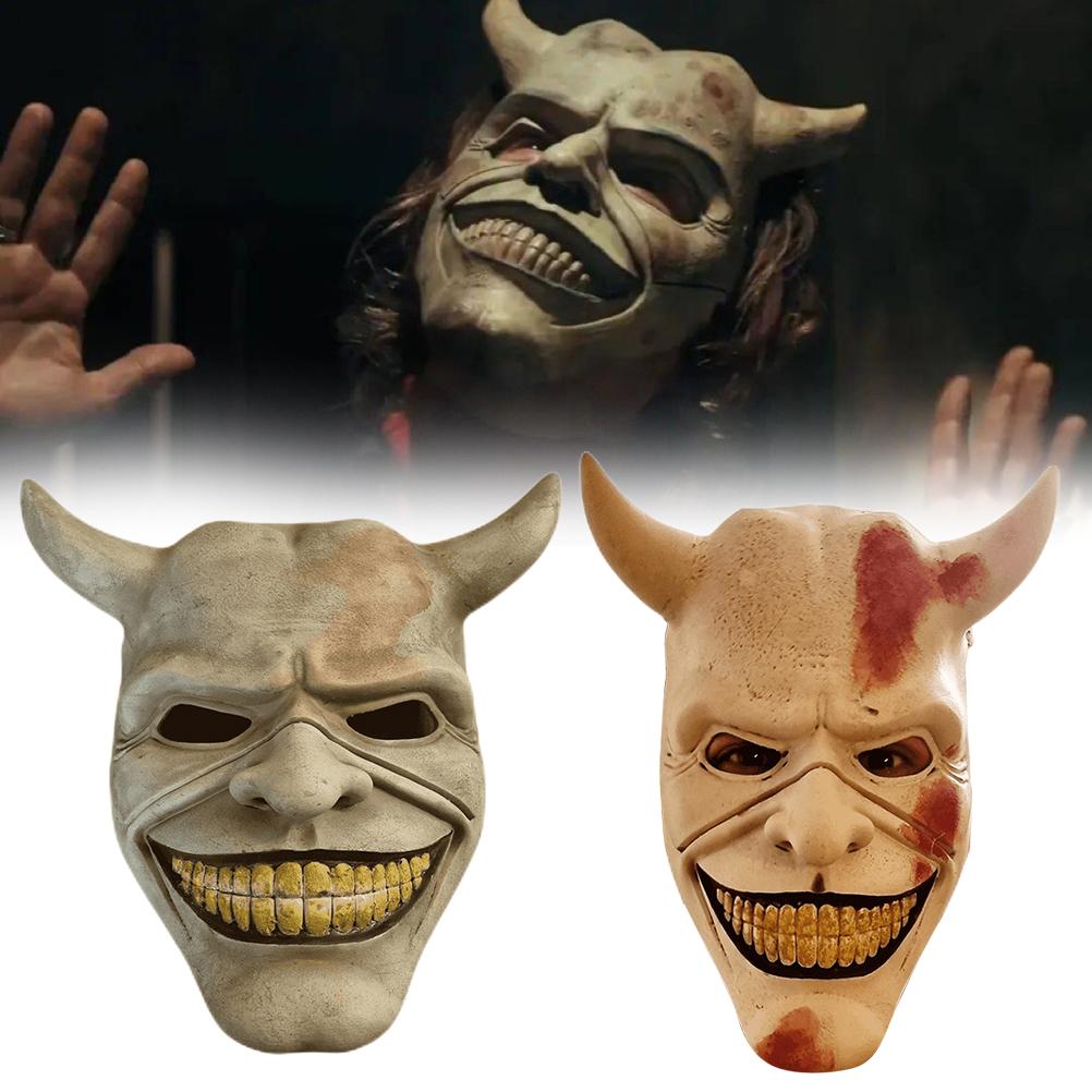 Horror Film Figure Cosplay Face Cover Latex Face Cover Halloween Dress Up Costume Props Party Decor