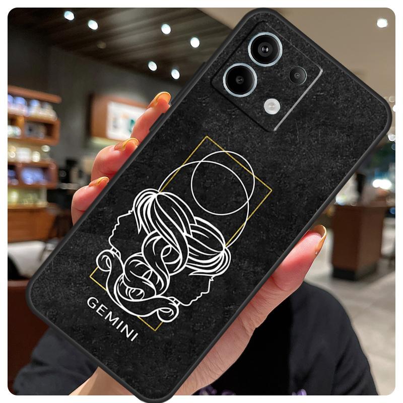 Zodiac Constellation Case For Xiaomi Redmi Note 14 10 11 12 13 15 Pro Plus Cover For Redmi 15 15C 14C 10C 12C 13C