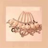 Fashion Flower Design Females Hair Accessories Clip Beautiful Plate Hair Comb Clip Hair Insert