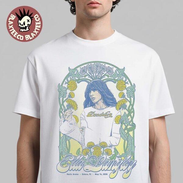 Langley Estero Florida 2026 City Specific Dandelion Tour Poster At Hertz Shirt S разноцветный