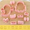 1Set Halloween Cookie Cutter Cartoon Ghost Cutting Biscuit Mold Fondant Embosser Stamps Cookie Cutting Mould Kitchen Baking Tool