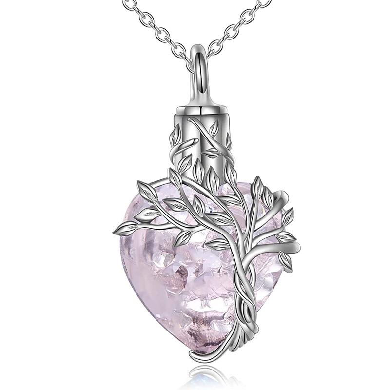 Herzbaum Halskette Gedenkschmuck Geschenke für Frauen Mädchen