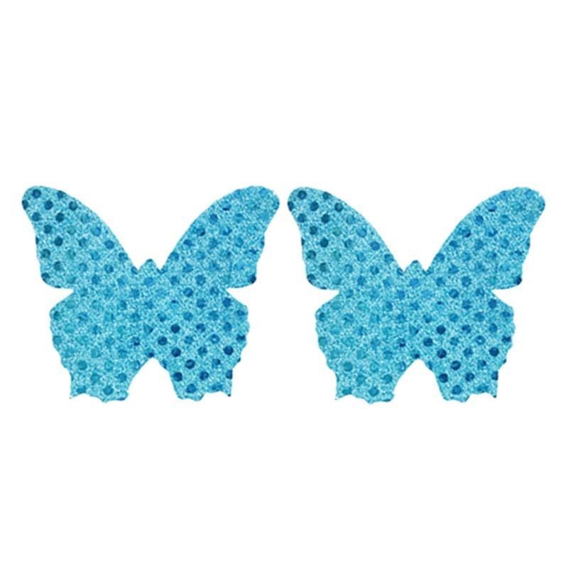 Disposable Breast Patch with Anti Convex Lighting Piece, Anti Fading Patch, Cute Nipple Patch, Butterfly Chest Patch