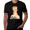 Retro Black And White Doll Vintage Tshirt Minimalist Graphic Tee Shirt