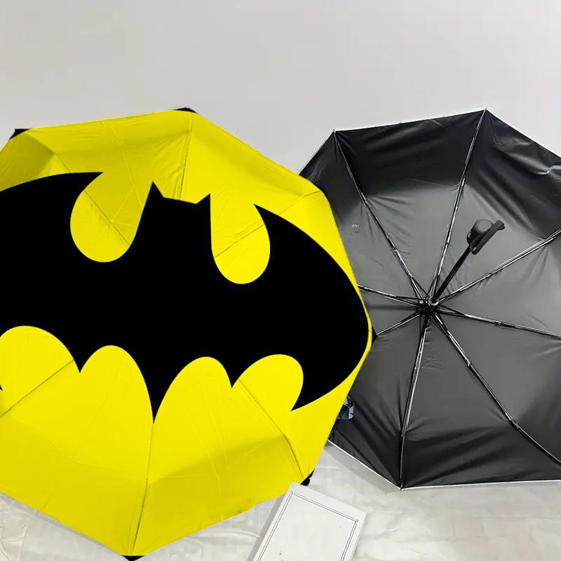 1PC Warner batman logo Umbrella-8-Rib Reinforced, Automatic Open, Lightweight & Durable-A53