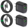 iPhone 16 Charger, 2-Pack 20W Dual Port USB C Charger Block with 2-Pack 5FT Type C to C Cable, Type C Charging Block for iPhone 16/16 Pro/15/15