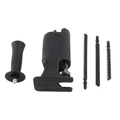 Reciprocating Saw Attachment Kit for Cordless Drill with Blades for Metal Wood Cutting Jig Saws