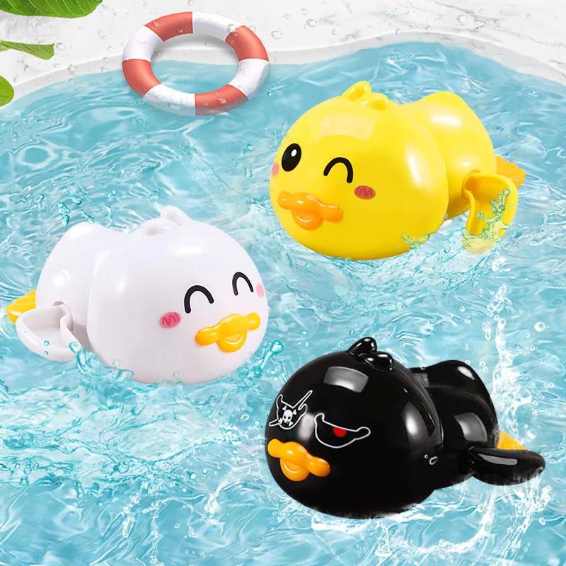 Baby Bath Toy Cute Duck Penguin Egg Water Spray Sprinkler Bathroom Swimming Baby Shower Gift for Toddlers Kids