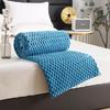Golden Turtle Velvet Solid Color Flannel Blanket - Multifunctional Coral Fleece Cover, Single/Double.
