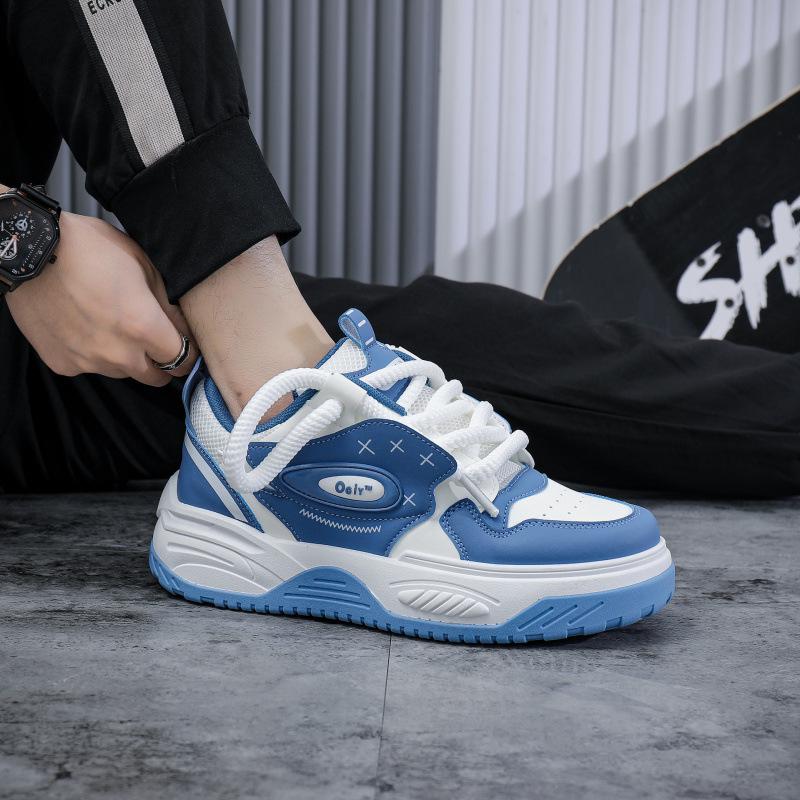 Spring new casual board shoes student comfortable sports shoes platform heightening bread shoes