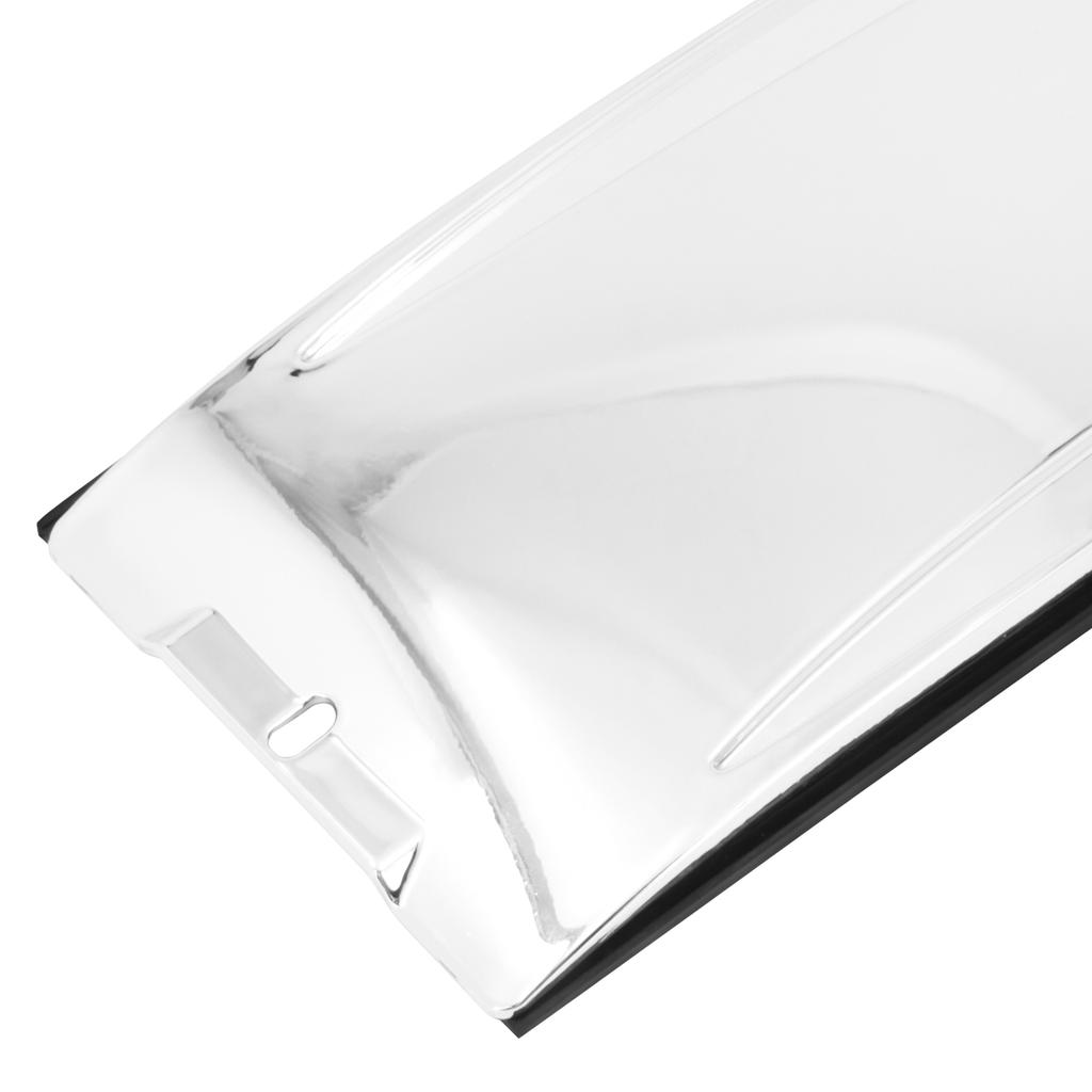 Motorcycle Chrome Lower Dash Panel Extension Plate Tank Accessories For Harley Softail Fat Boy Heritage FLSTN Night Train 00-17