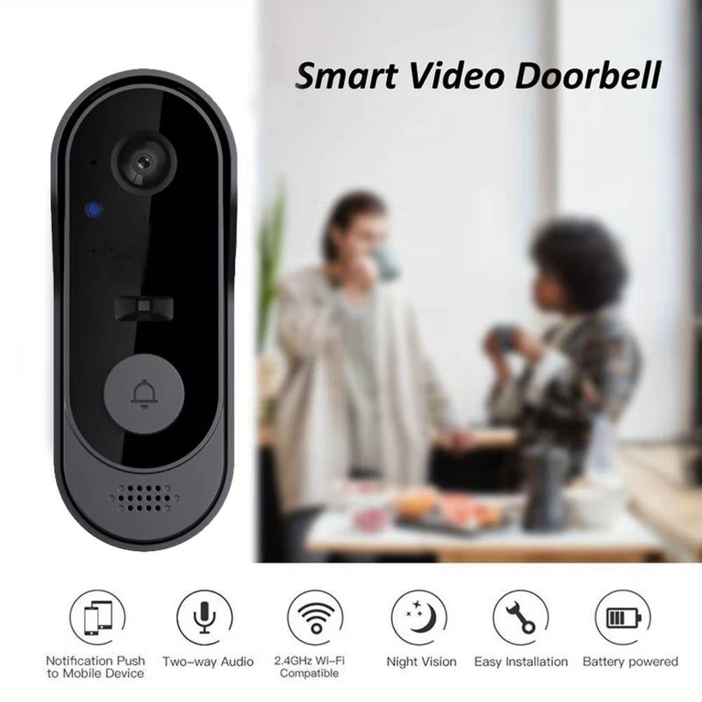 Waterproof Design Smart Video Doorbell 1080P Resolution Two-Way Audio Doorbell Apartment Use