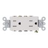 Power Outlet Box Spring Style Weather Proof Socket with Cover Outdoor Duplex Receptacle for RV