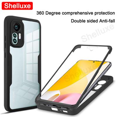 Für Xiaomi12 360 Vollkörperhülle Shelluxe Für Xiaomi Mi 12 12X 12T 11 11T Mi11 Lite Mi11T Pro Silikon Doppelseitige Handyhülle