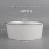 Shixun Disposable White Aluminum Takeaway Bowls with Lids