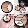 Three-color Clear And Transparent Concealer, Foundation With Blurring And Contouring Properties, Covers Freckles, Blemishes,