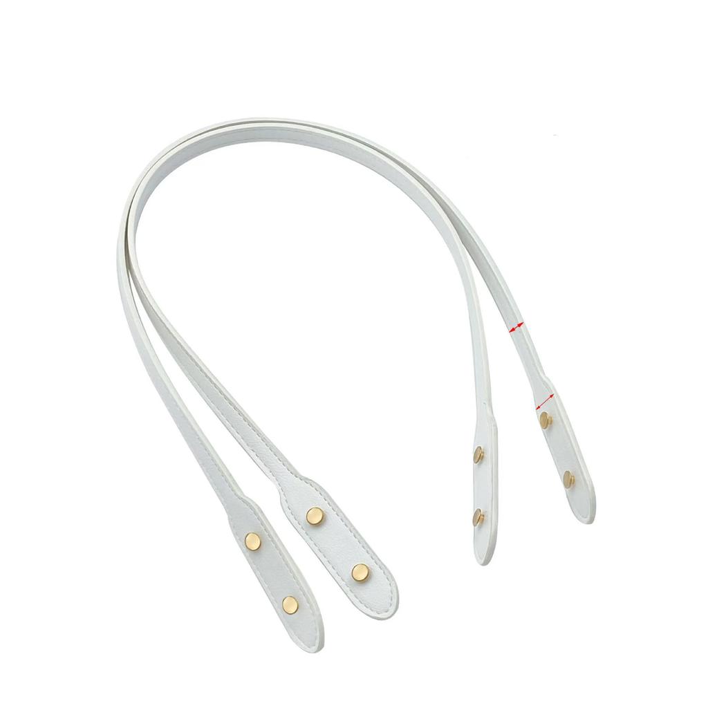 73cm New Bag Straps with Rivets PU Leather Handle Strap Detachable Shoulder Bag Strap Replacement DIY Bag Accessories