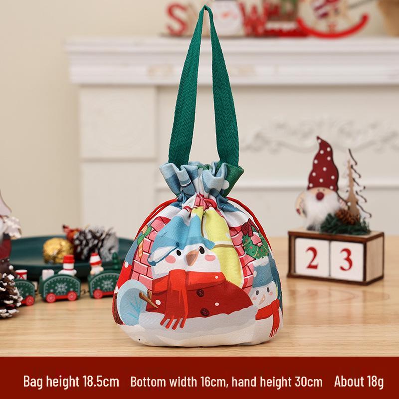 Подарочный пакет «Яблоко Санта-Клауса» для детей - Упаковка для конфет и яблок мира на канун Рождества
