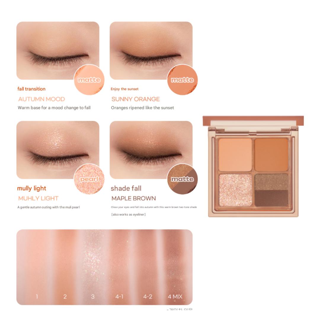 

CLUB CLIO PERIPERA Ink Pocket Shadow Palette (7 варіантів) 03 Rolling in the Autumn