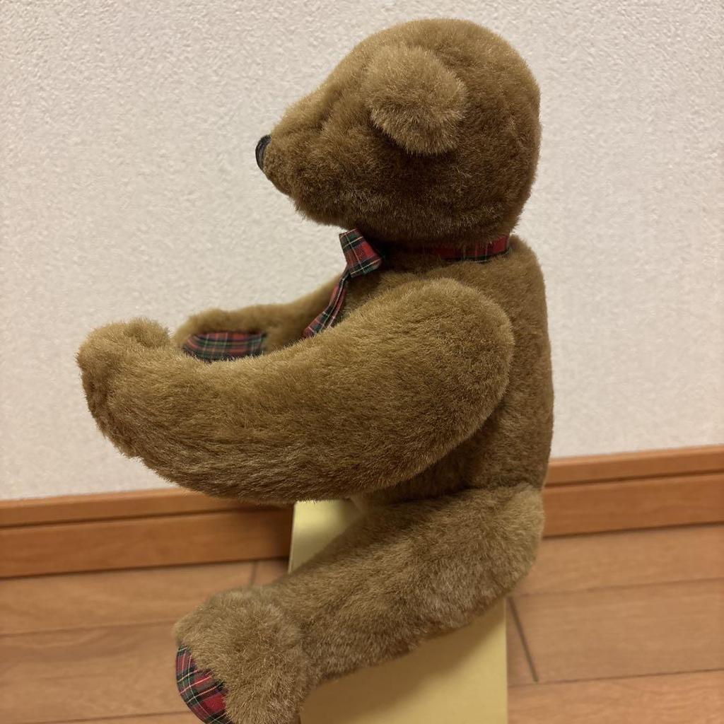 [USED] Checkered Teddy Bear In a Special Box