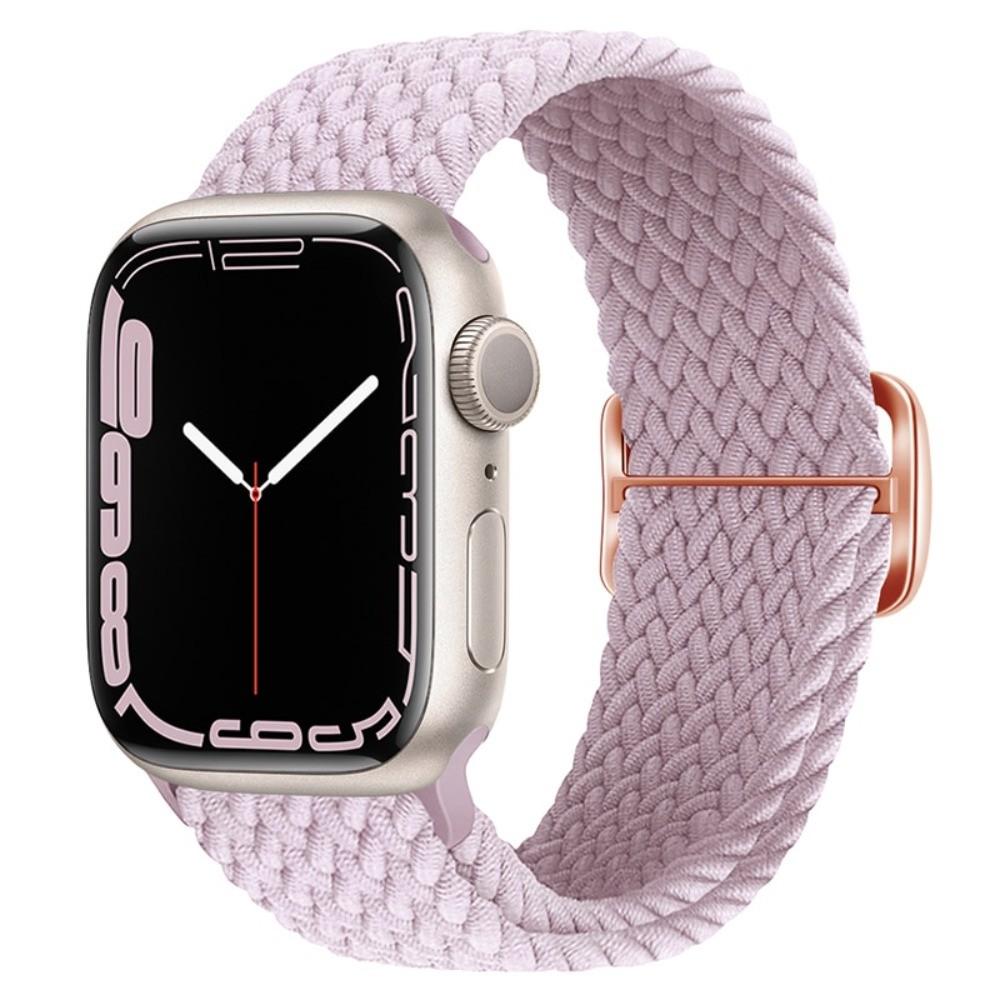 Braided Bracelet for Apple Watch Ultra 3 2 49mm 11 10 42/46mm Nylon Elastic Belt Bracelet for 9 8 7 41mm/45mm 6 5 4 SE3 40/44mm
