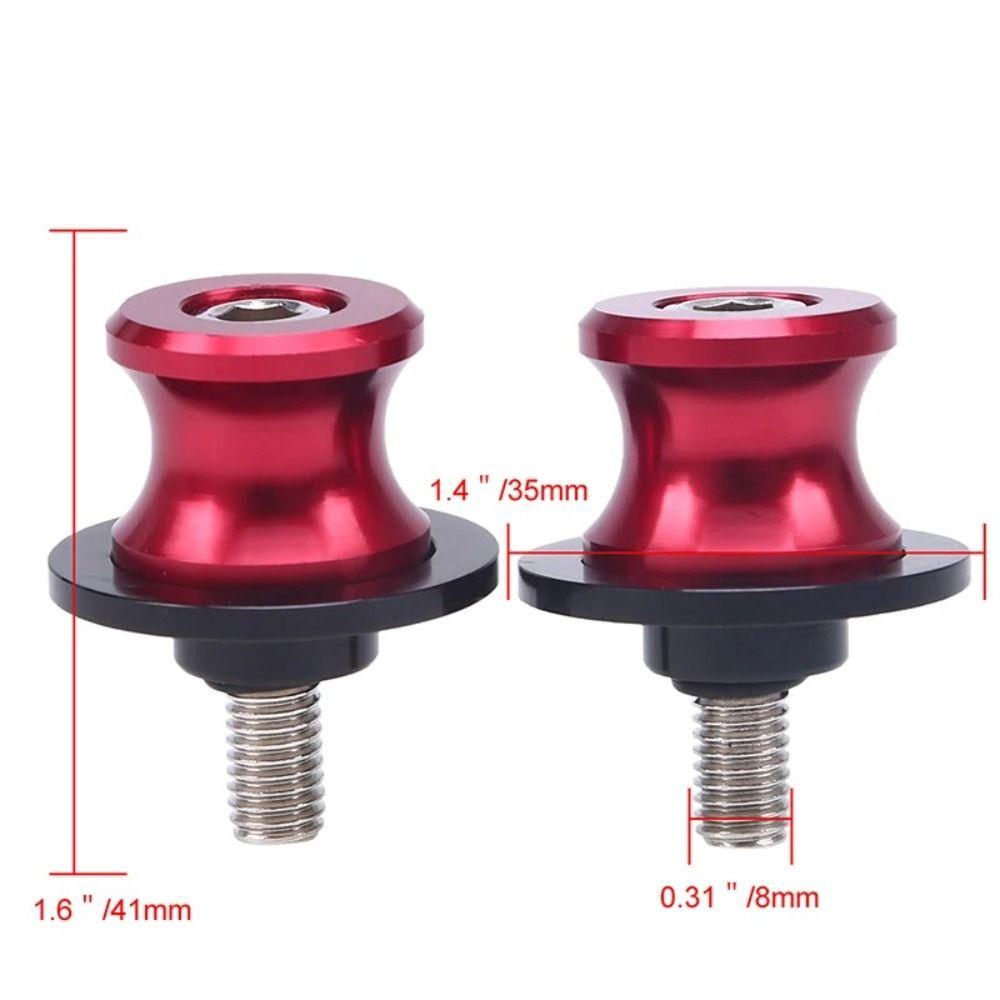 8mm Motorcycle Swingarm Spools Aluminum Zinc Zinc Alloy Rear Swingarm Stand  for GSX250R