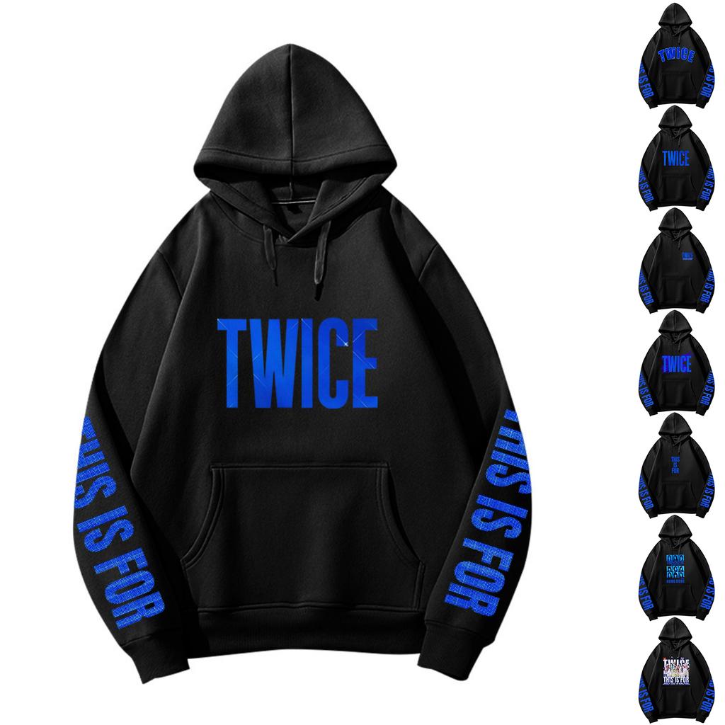 Women's Fashion Casual Outfit Sweatsuit Long Sleeve Top Printed Hooded Sweatshirt