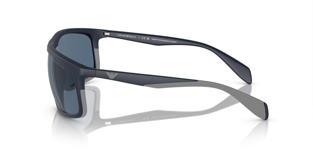 Emporio Armani Sunglasses EA4212U Matte Grey 64 Blue/Rubber