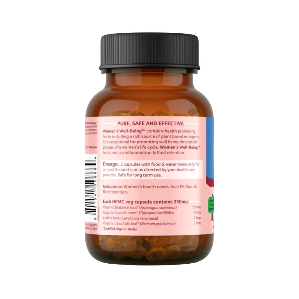 Das Wohlbefinden der Frauen (60 Kapseln, 350 mg), Das Wohlbefinden der Frauen, Bio-Indien