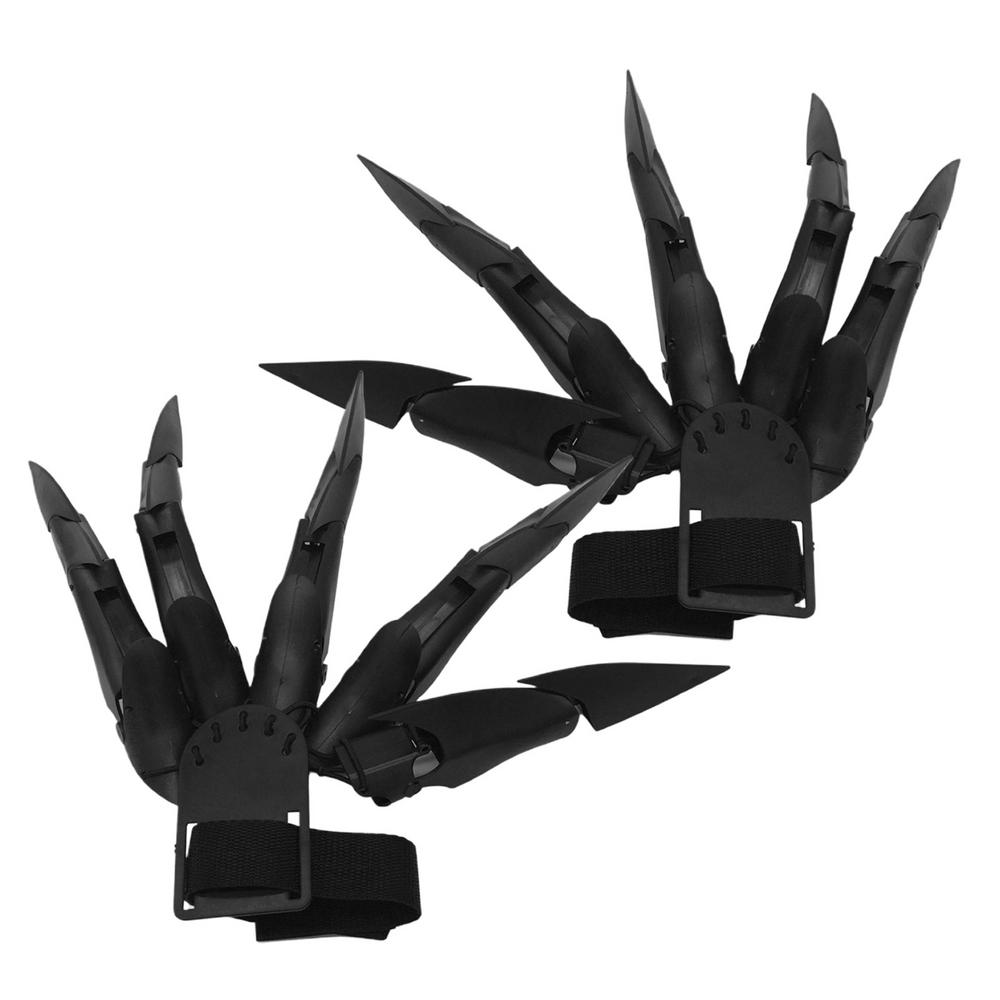 Halloween Artikulerte Fingre Lette å Ta På og Av 3D-Printede Fingerforlengere Skummel Skjeletthånd Beinklo For Halloween