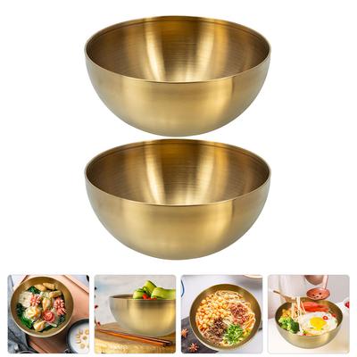 Nesting Bowls Stainless Steel Salad Bulk Ramen Noodles Kitchen Tableware Toddler