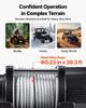 2041 kg Electric Winch, 12V DC ATV/UTV Winch with 6 mm x 12 m Steel Wire Rope, Wireless & Wired Remote Control, IP54 Waterproof, Roller Fairlead Mount