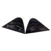 For Seat Ibiza 2008 2009 2010-2012 ABS Plastic Rear Window Quarter Louver Scoop Cover Side Vent Trim Car Adhesive Accessories