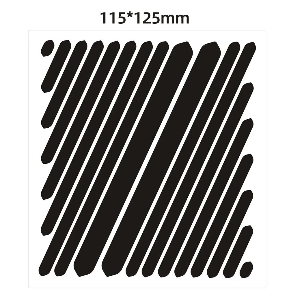 Motorcycle Helmets Invisible Black Reflective Stickers Simple And Effective Reflective Tape Circle Oval Arrow For Helmets Bikes