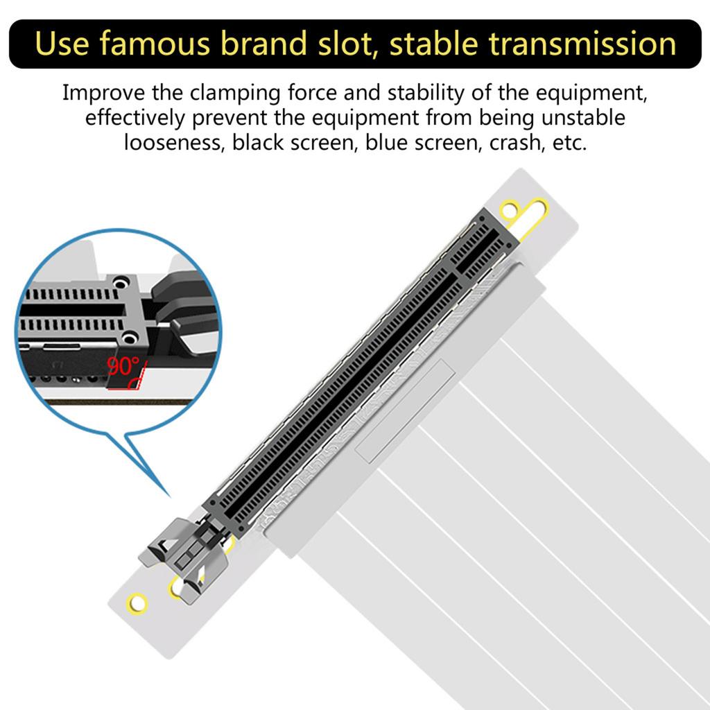 PCIE 3.0 GPU Vertical Support Bracket For Computer Chassis Vertical GPU Holder Fast Speed for Multiple Case Size