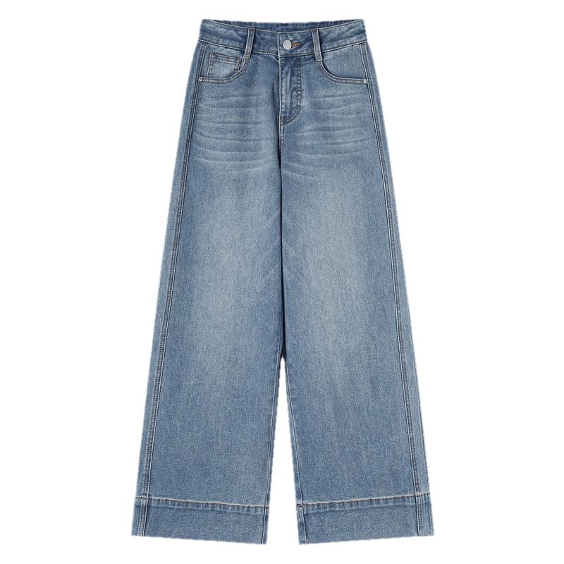 TonLion Women's Wide-Leg Denim Jeans