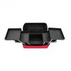 Large Capacity Multifunctional Cosmetic Box with Double-Opening Oxford Cloth for Makeup, Nail Art, and Embroidery Tools