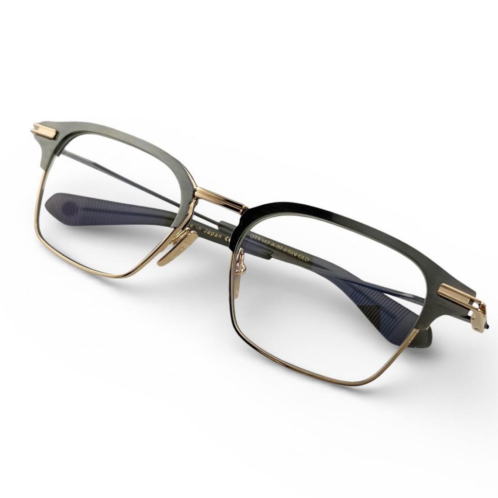 Pristine DITA Glasses TYPOGRAPHER Thurmont Blow gold Women DTX142 Used