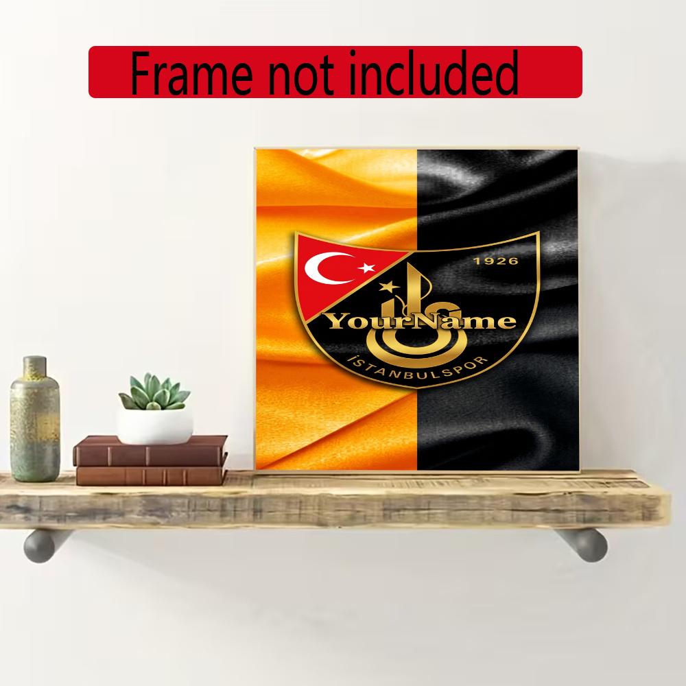 Galatasaray Customize Your Name Diamond Painting Round Diamond Rhinestones Mosaic Diamond Embroidery Wall Paintings Rhinestones Gift Frameless