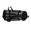 Mesh Beach Bag Cylinder Travel Bag Handheld and Shoulder Bag Large Capacity Zip Closure with Adjustable Strap for Gym