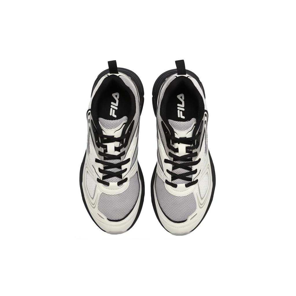 FILA Interrun Mesh, Synthetic Leather Low top Running Shoes Unisex White 1RM02699G-013