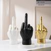 Latest USA Vertical Middle Finger Gesture Creative Design Personalized Finger Sculpture Home Bedroom Resin Craft Ornaments