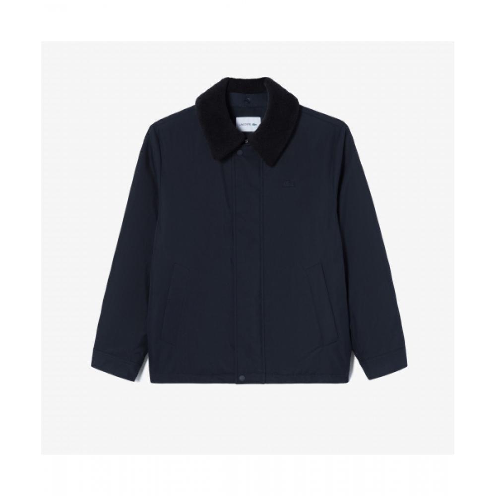

LacoSte Men S Corduroy Collar Down [navy] 050