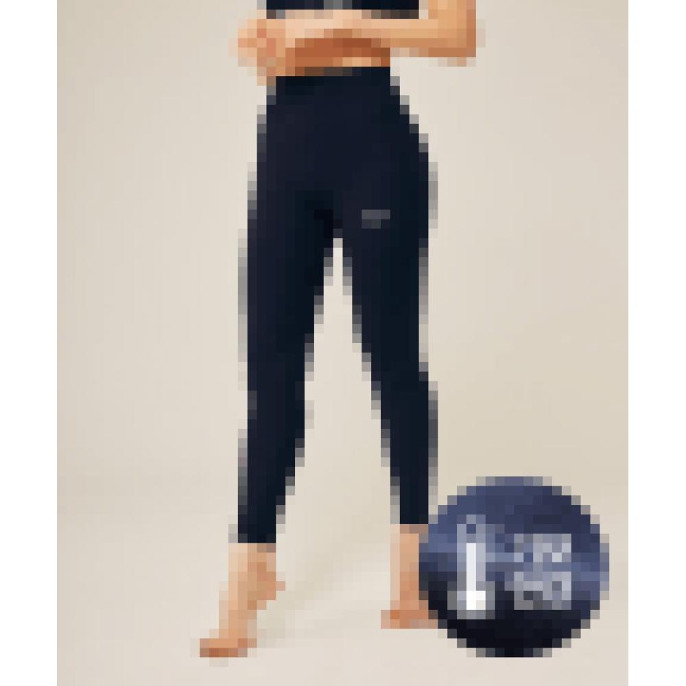 

NERDY Узкие хлопковые спортивные леггинсы с начесом темно-синего цвета