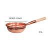 Copper Pot Multipurpose Portable Ergonomic Handle Easy Cleaning Noodle Pot Soup Pot for Household Home Kitchen Cooking Camping