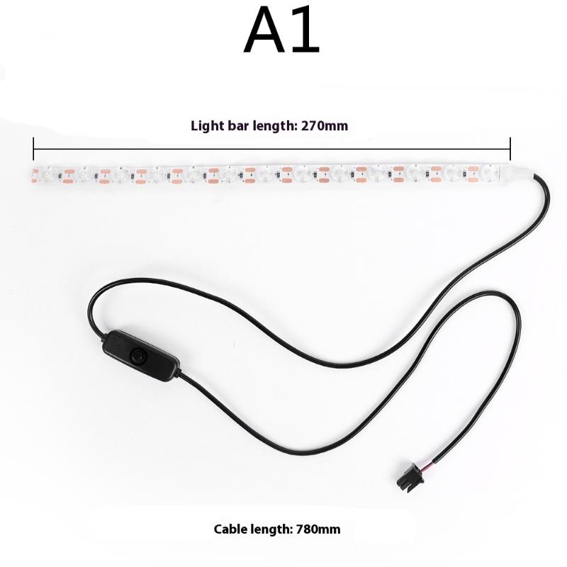 Upgrade Led Light Strip For Bambu Lab A1/A1Mini Ra95 Fill Light 24V White Light Super Bright For Bambulab 3D Printer Accessories