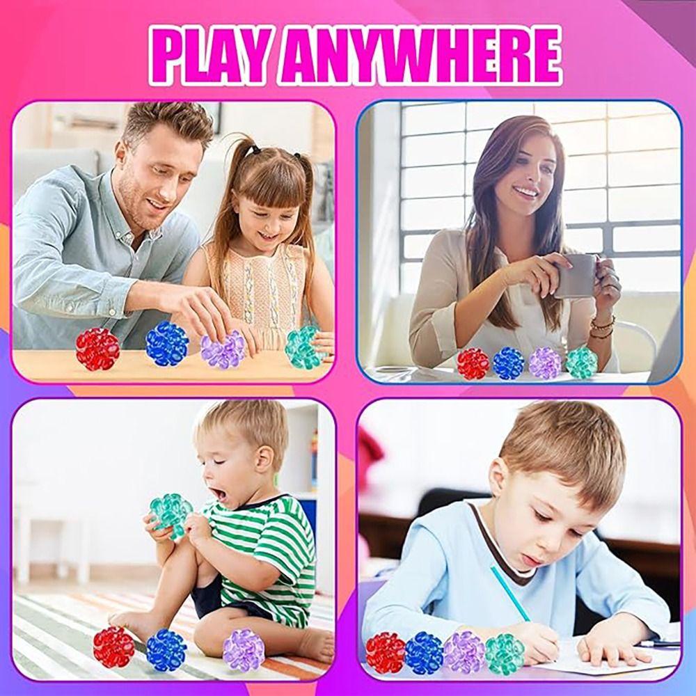 Super Soft Stress Relief Toy Memory Gel Sensory Fidget Toys Fashion Squeezable Balls  Calming Toys
