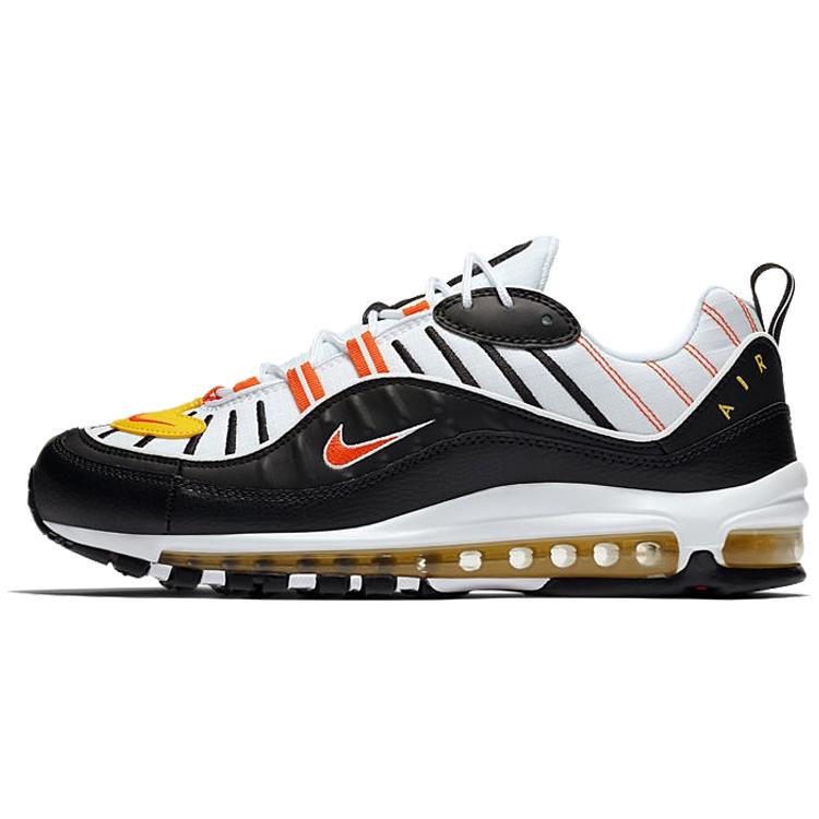 

Nike Air Max 98 Black White Yellow Crimson 640744-016 39