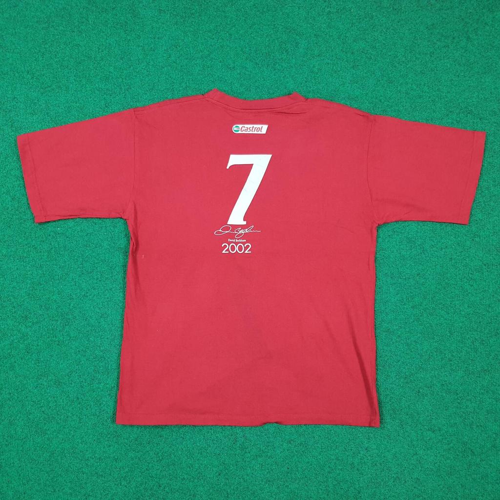 Vintage David Bechkam x Castrol Promo Tee